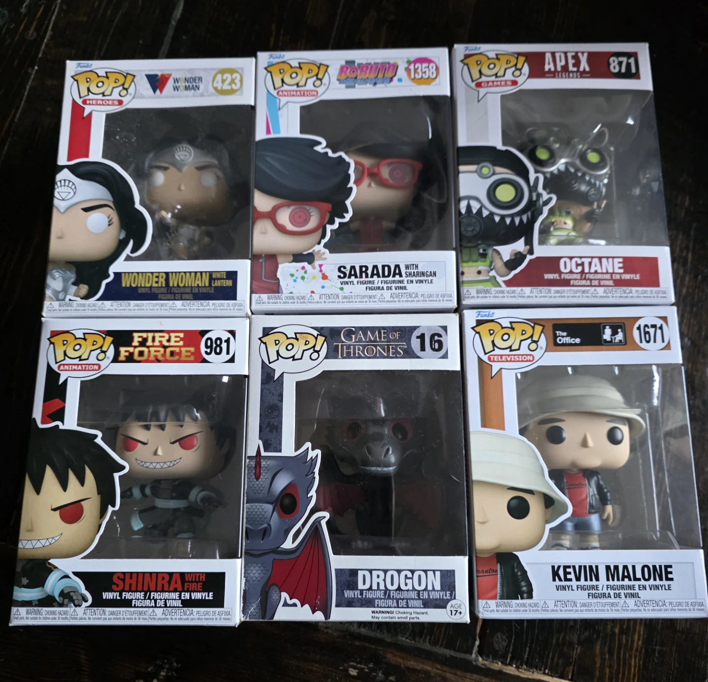 Funko Pop Lot Of 6 Random