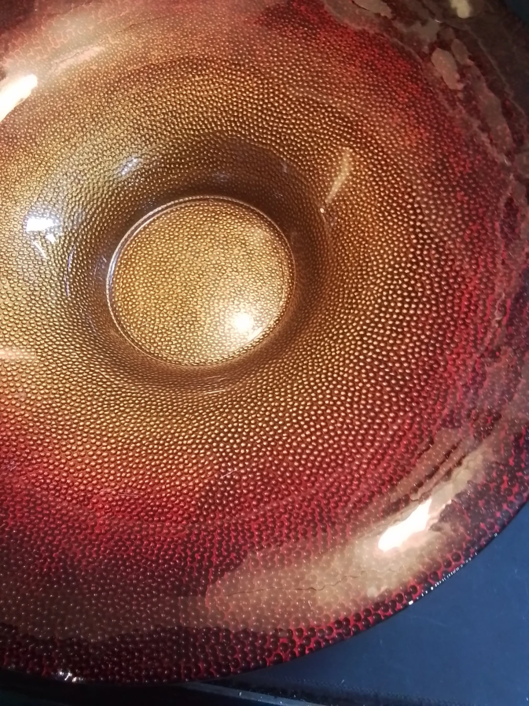Large Handcrafted Turkish Art Glass Centerpiece Bowl - photo 4