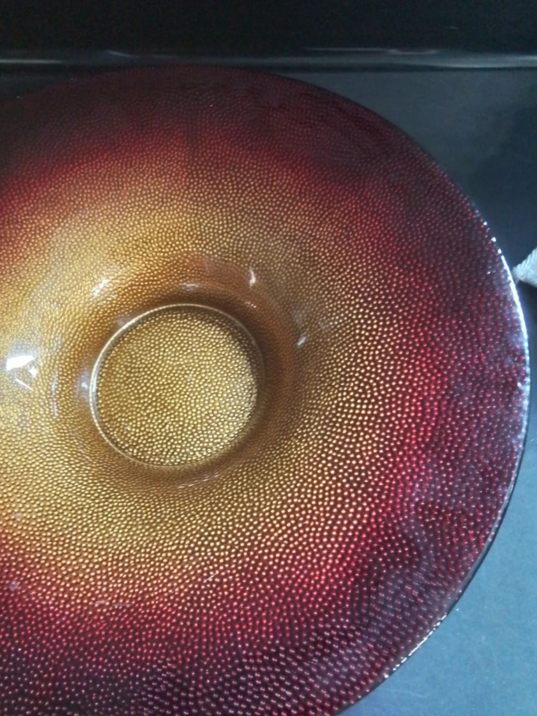 Large Handcrafted Turkish Art Glass Centerpiece Bowl - photo 5