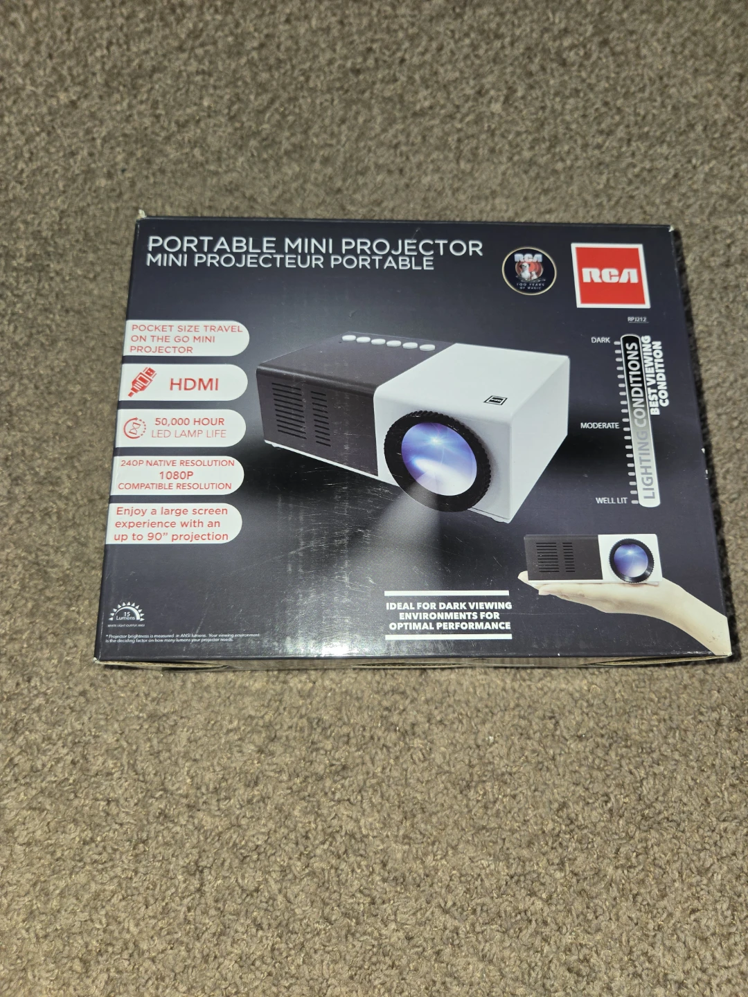RCA Portable Mini Projector