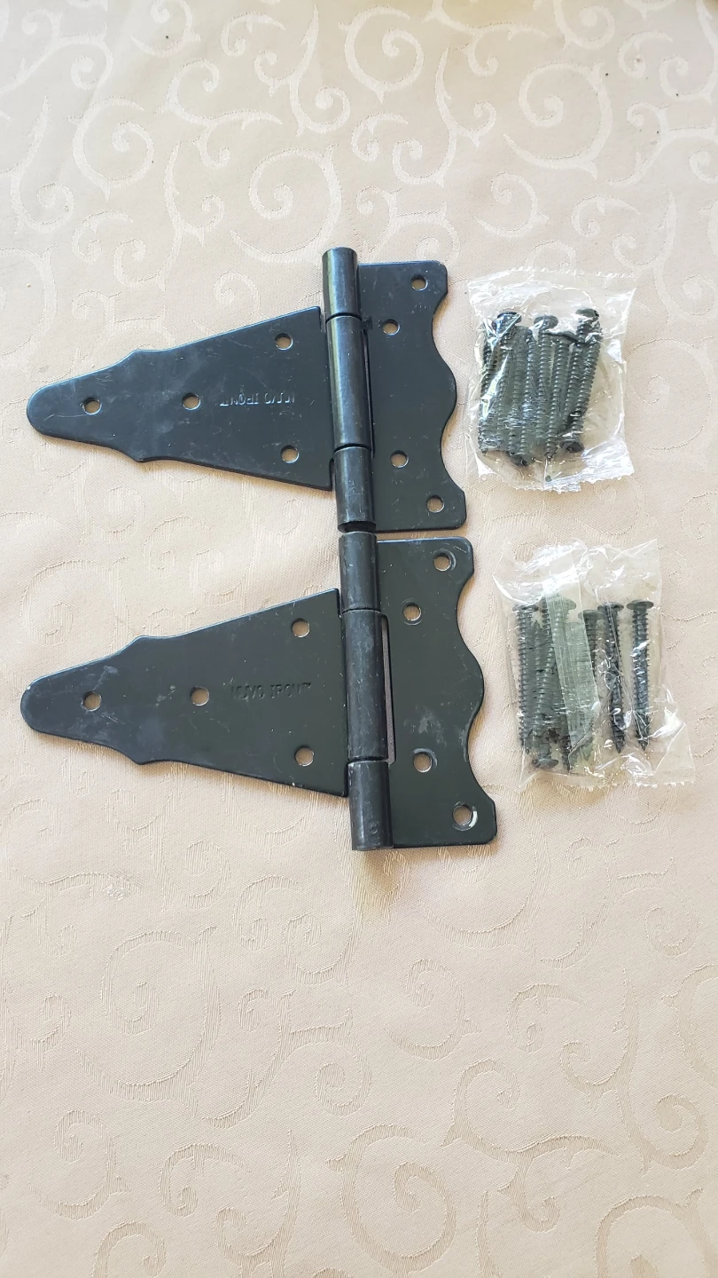 NUVO IRON Black  Tee Gate Hinges