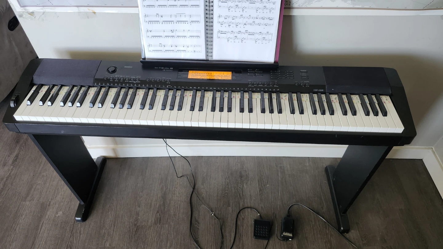 Casio CDP-220R Digital Keyboard with Stand - photo 3