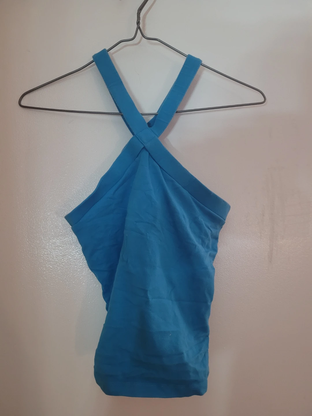 Blue Halter Neck Tank Top - photo 2