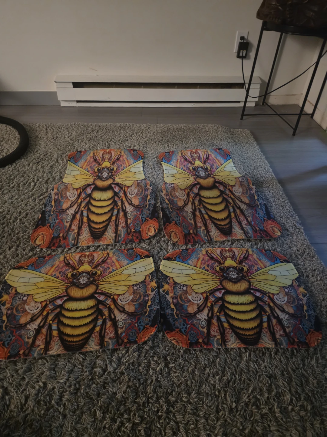 Set of 4 HoneyBee Car Mats - photo 2