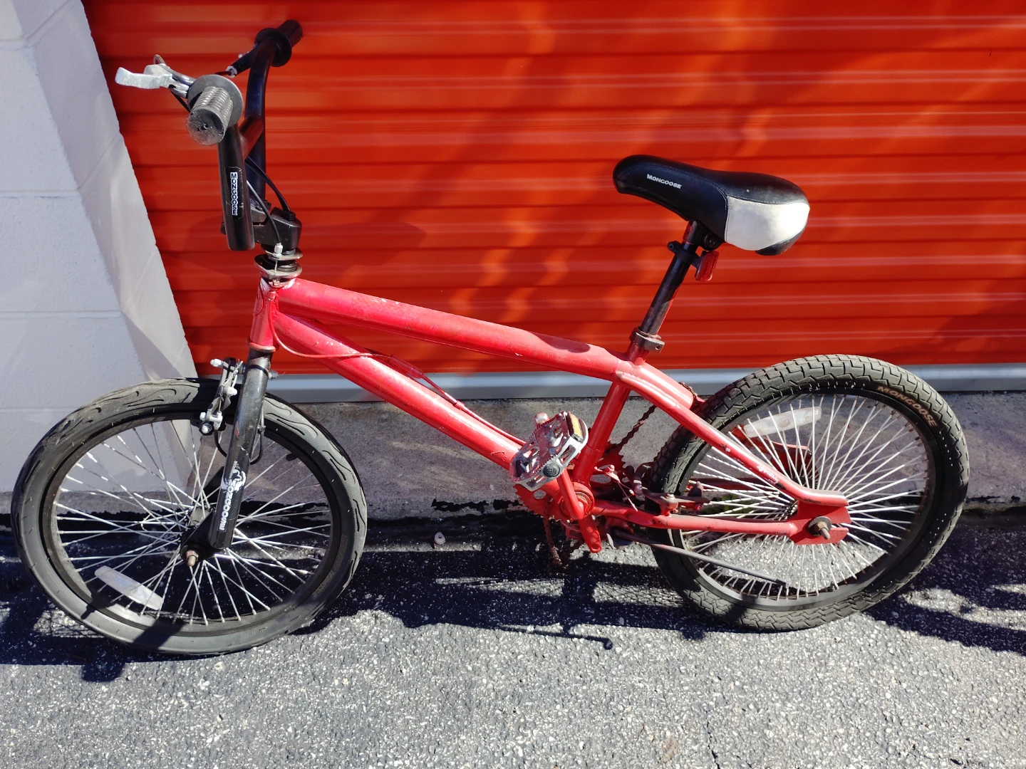 Red Mongoose BMX Bike