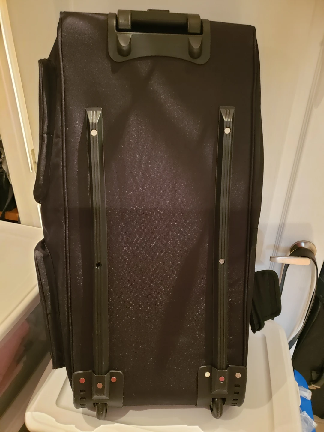 Dustin Black Rolling Suitcase Luggage - photo 2