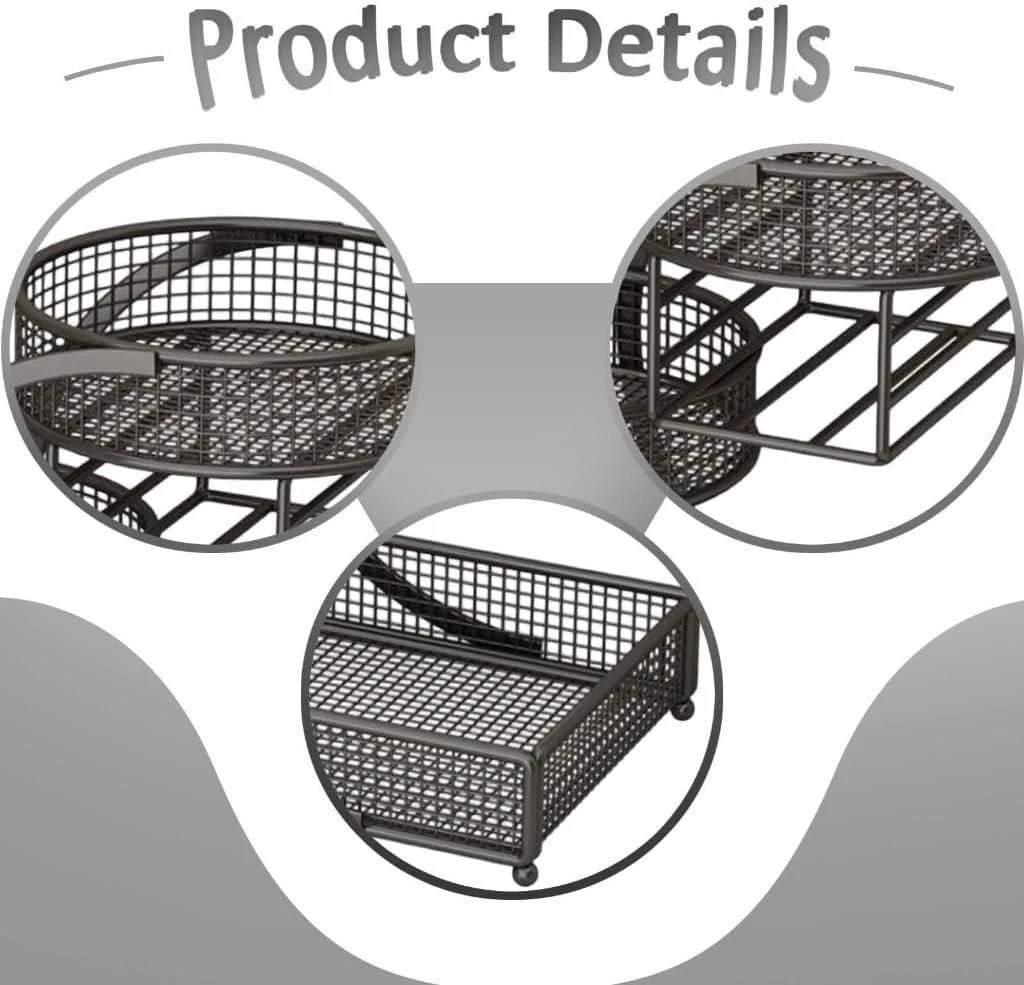 3-Tier Metal Mesh Vanity Organizer - photo 3