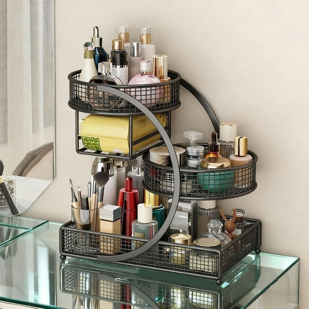 3-Tier Metal Mesh Vanity Organizer - photo 4