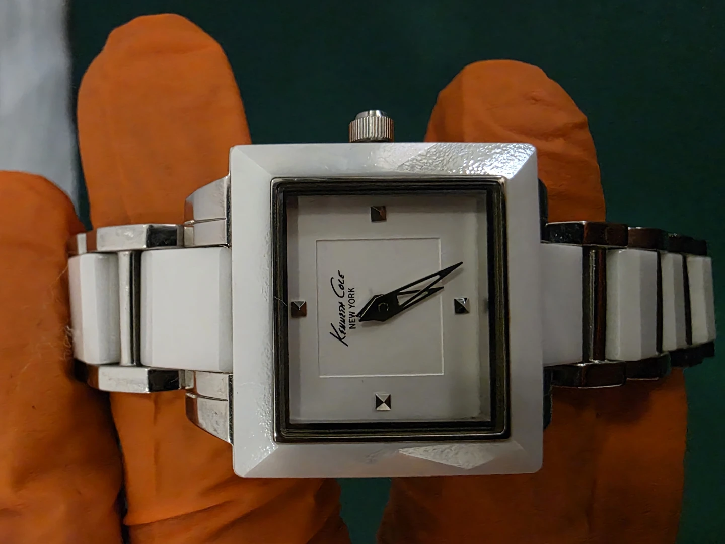 Kenneth Cole NY Women's Quartz Watch White Ceramic Bracelet - photo 4