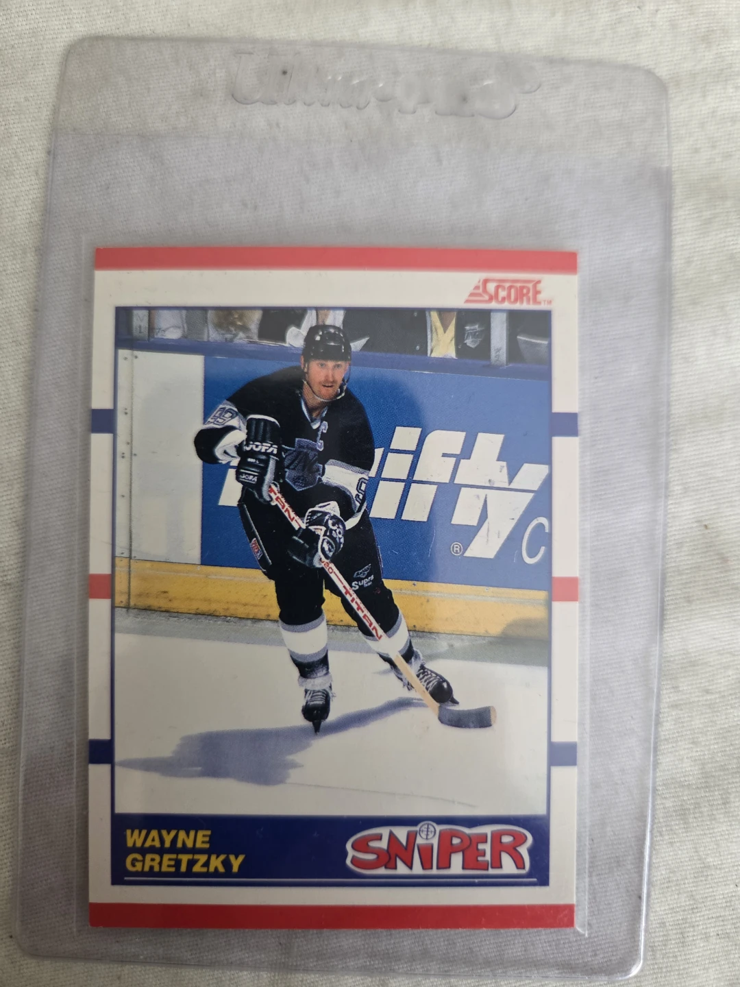 1989-90 Score Wayne Gretzky Sniper Hockey Card