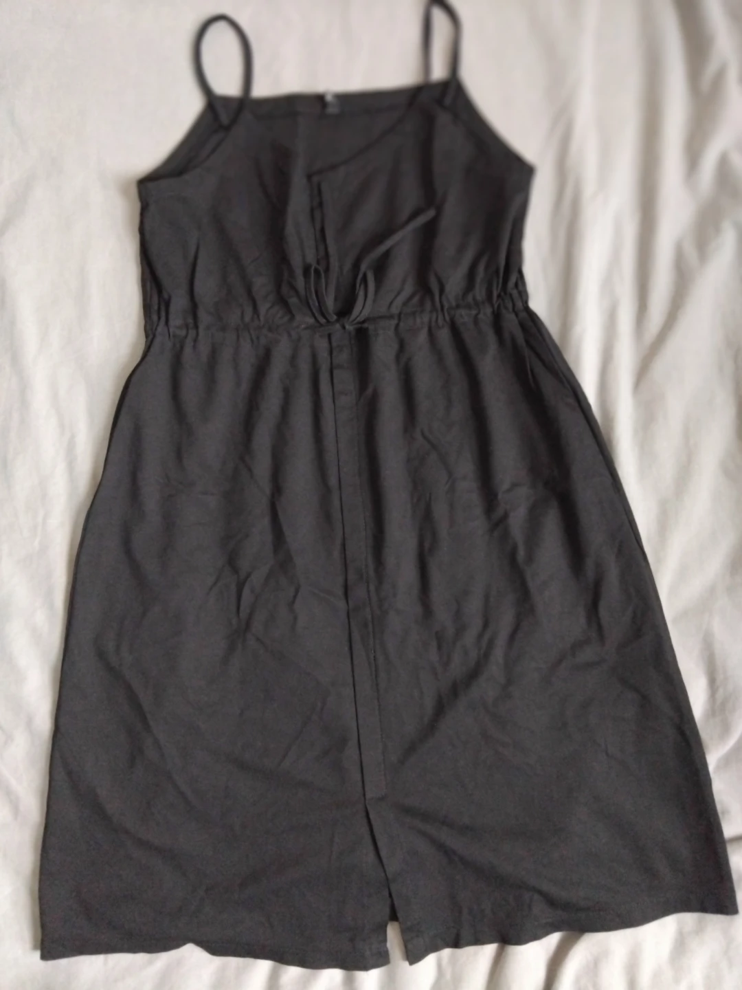 Black midi dress