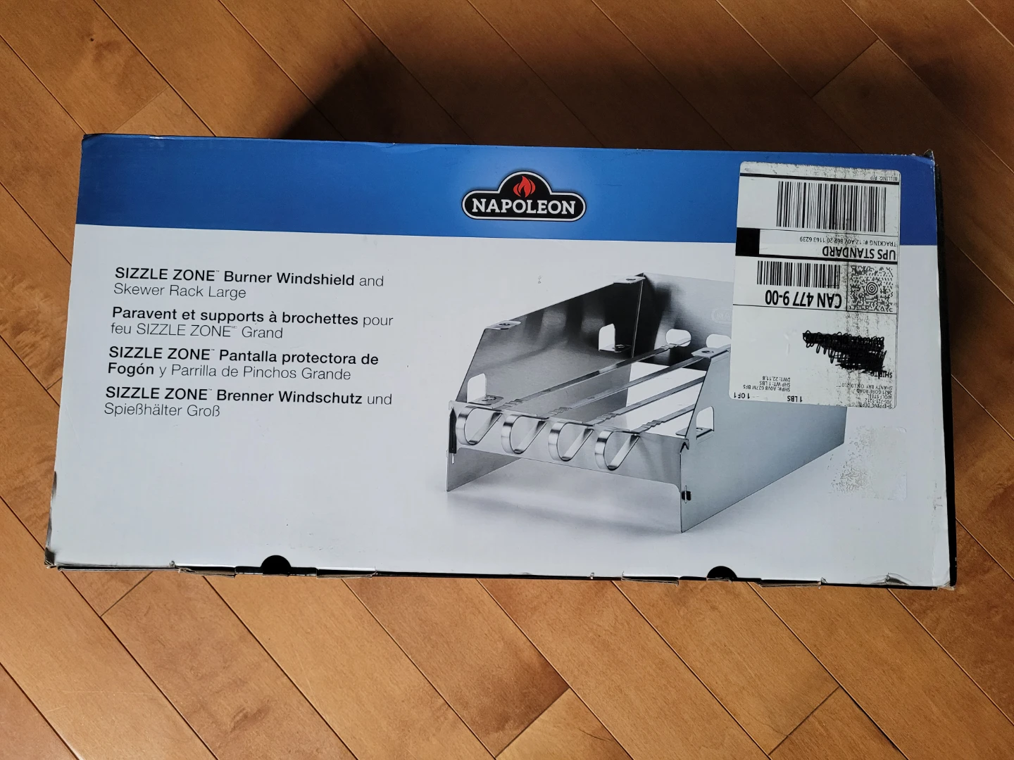 Napoleon SIZZLE ZONE Burner Windshield and Skewer Rack