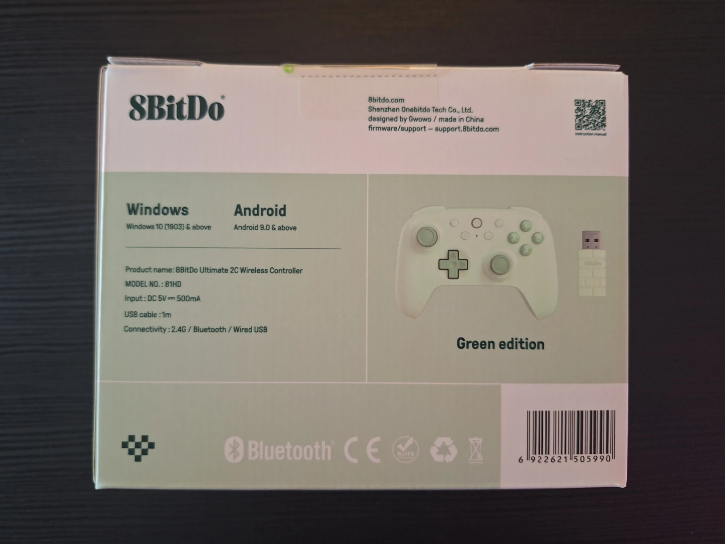 8BitDo Ultimate 2C Wireless Controller - Green Edition - photo 3