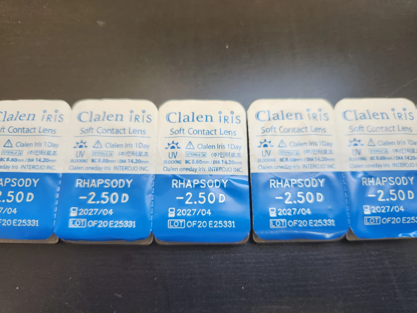 Clalen Iris Soft Contact Lenses - Mixed Styles -2.50 - photo 5