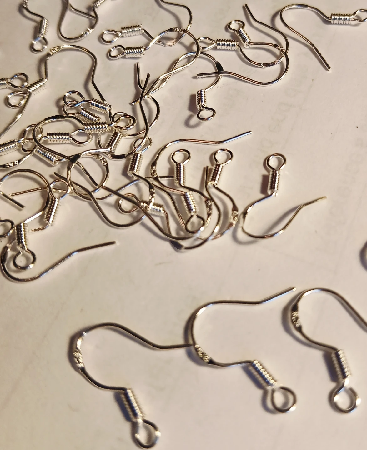 Lot of 10 Silver Earring Hooks - photo 4