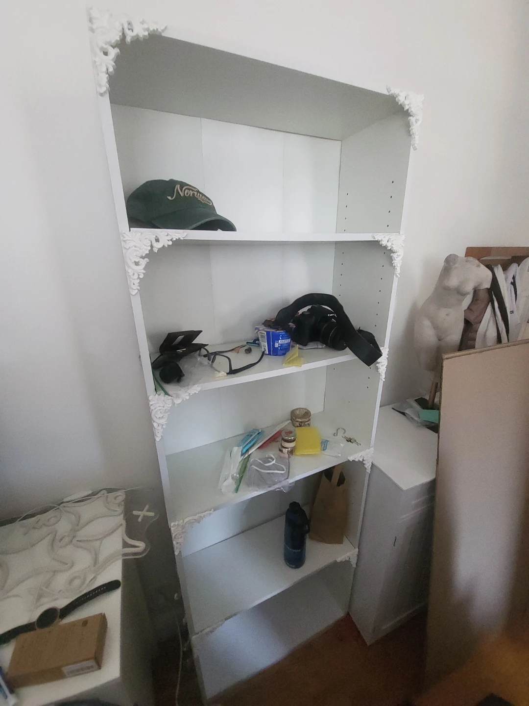 White shelves and desk starting from $15. - photo 2