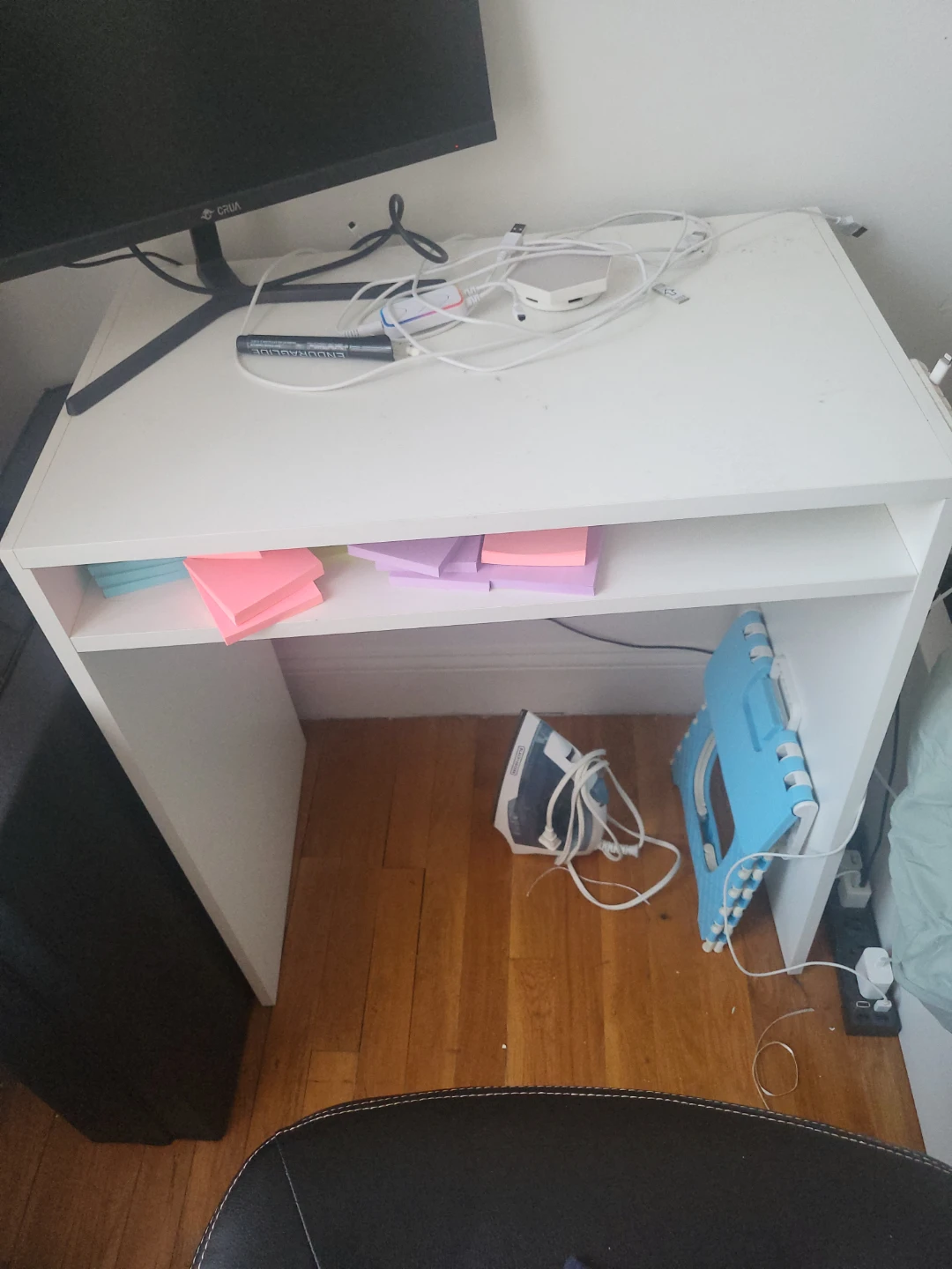 White shelves and desk starting from $15. - photo 3