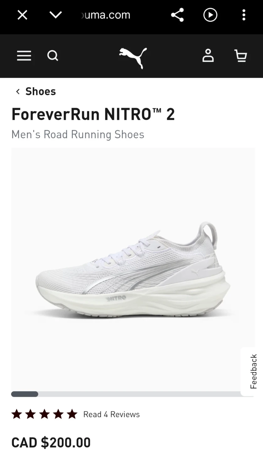 Puma ForeverRun NITRO Knit Women's Running Shoes