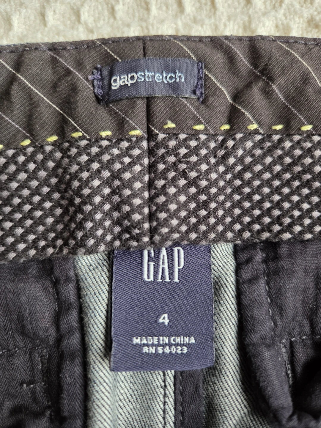 GAP Stretch Denim Skirt Size 4 Straight Casual - photo 3