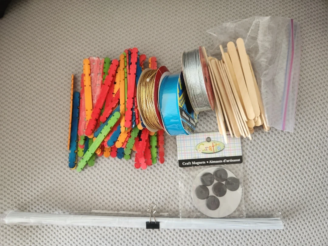 Craft Supplies - Fuzzy Bendable Pipes, Wooden & Foam Dowels - photo 2