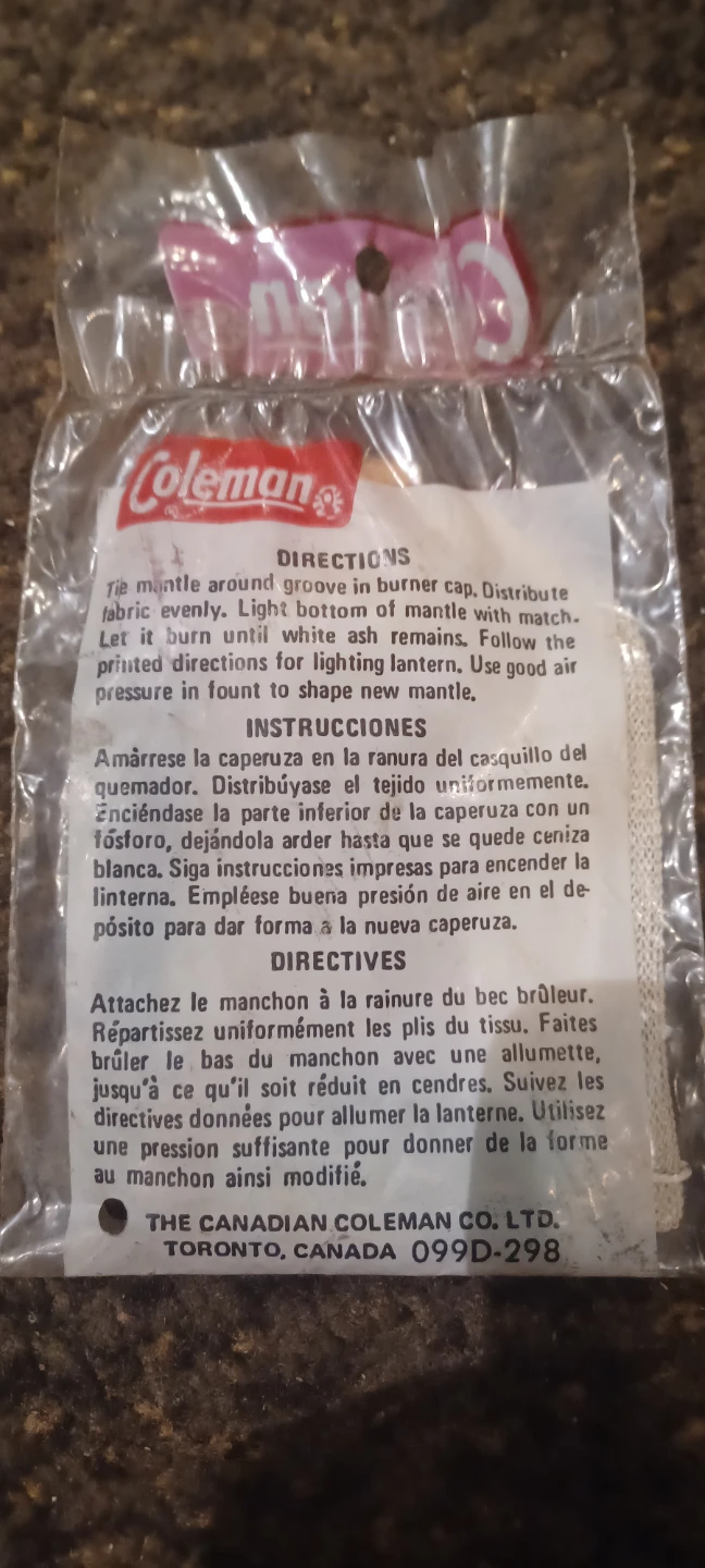 Coleman mantles - photo 2