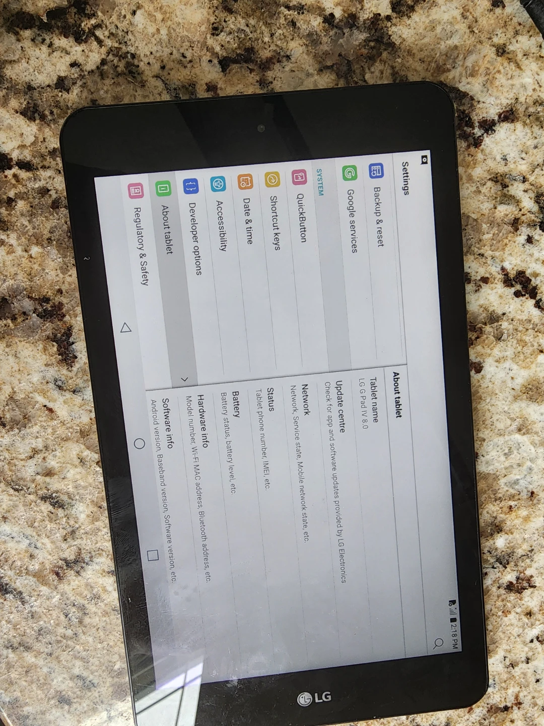 LG Tablet cellular - photo 2