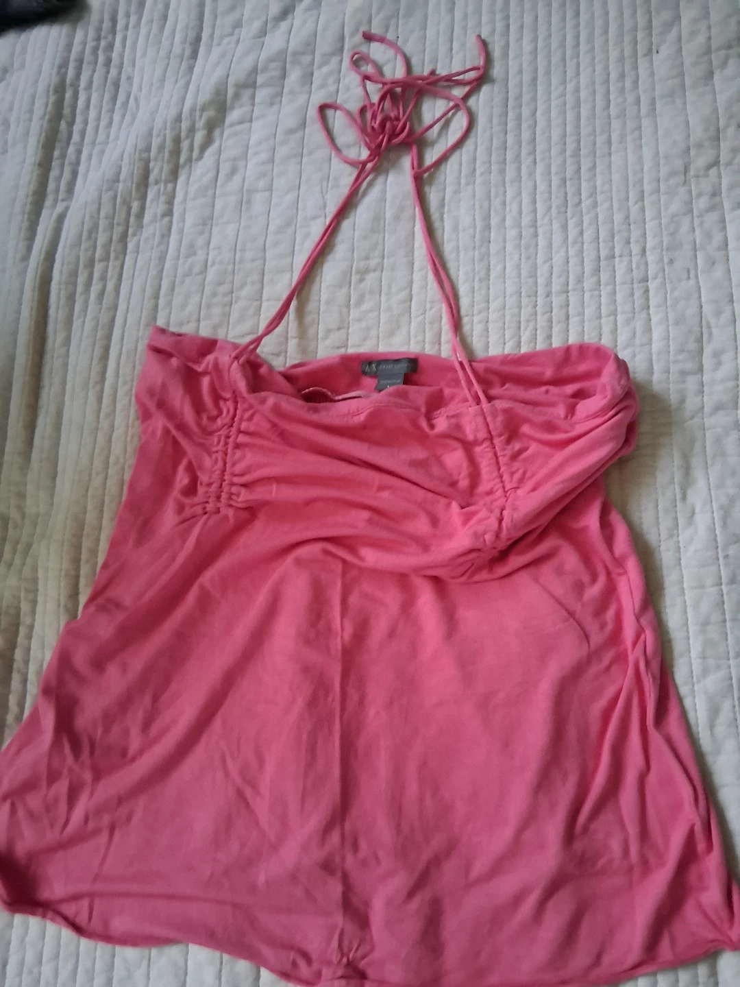 Armani Exchange Pink Halter Neck Tank Top - photo 2
