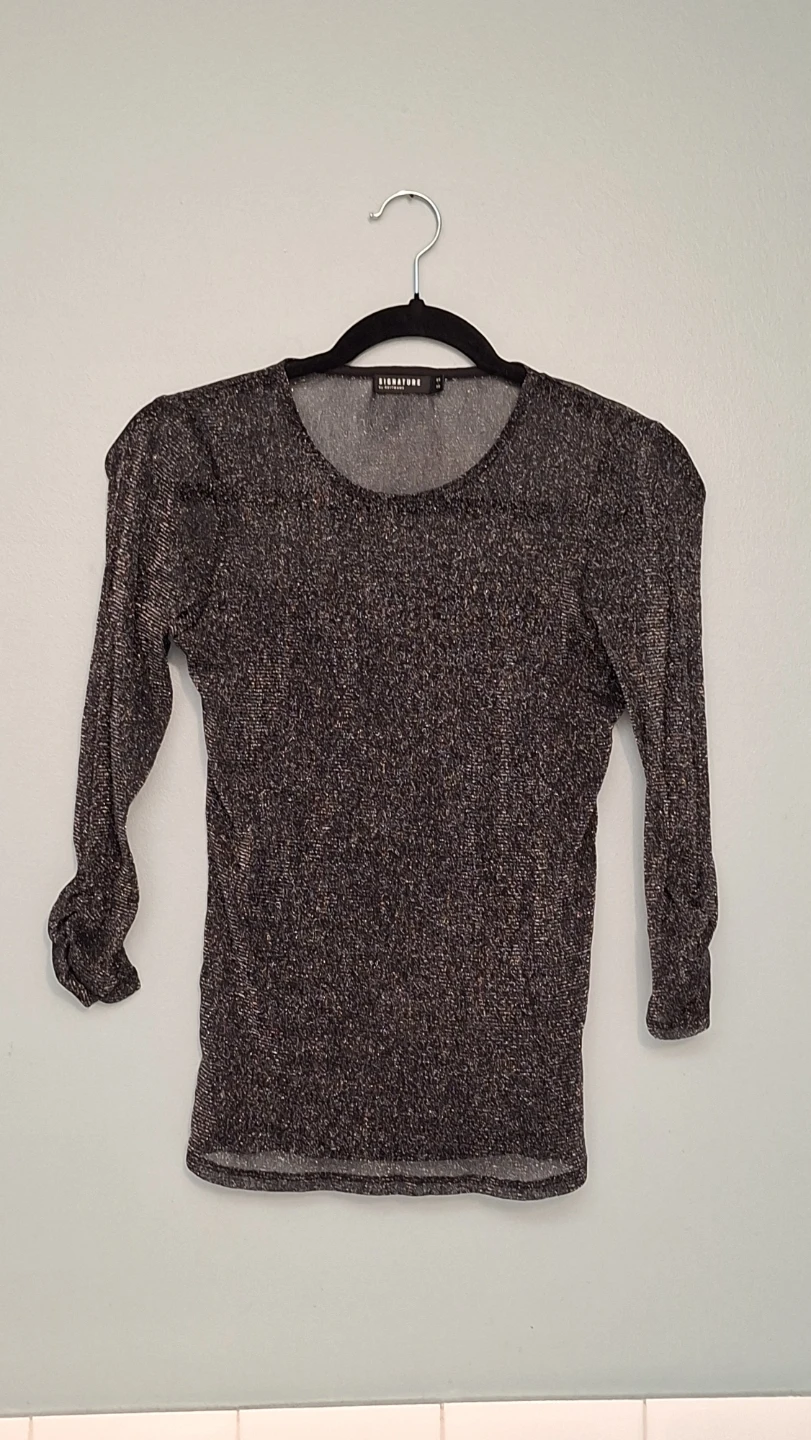 Mesh Sparkle Top - XS