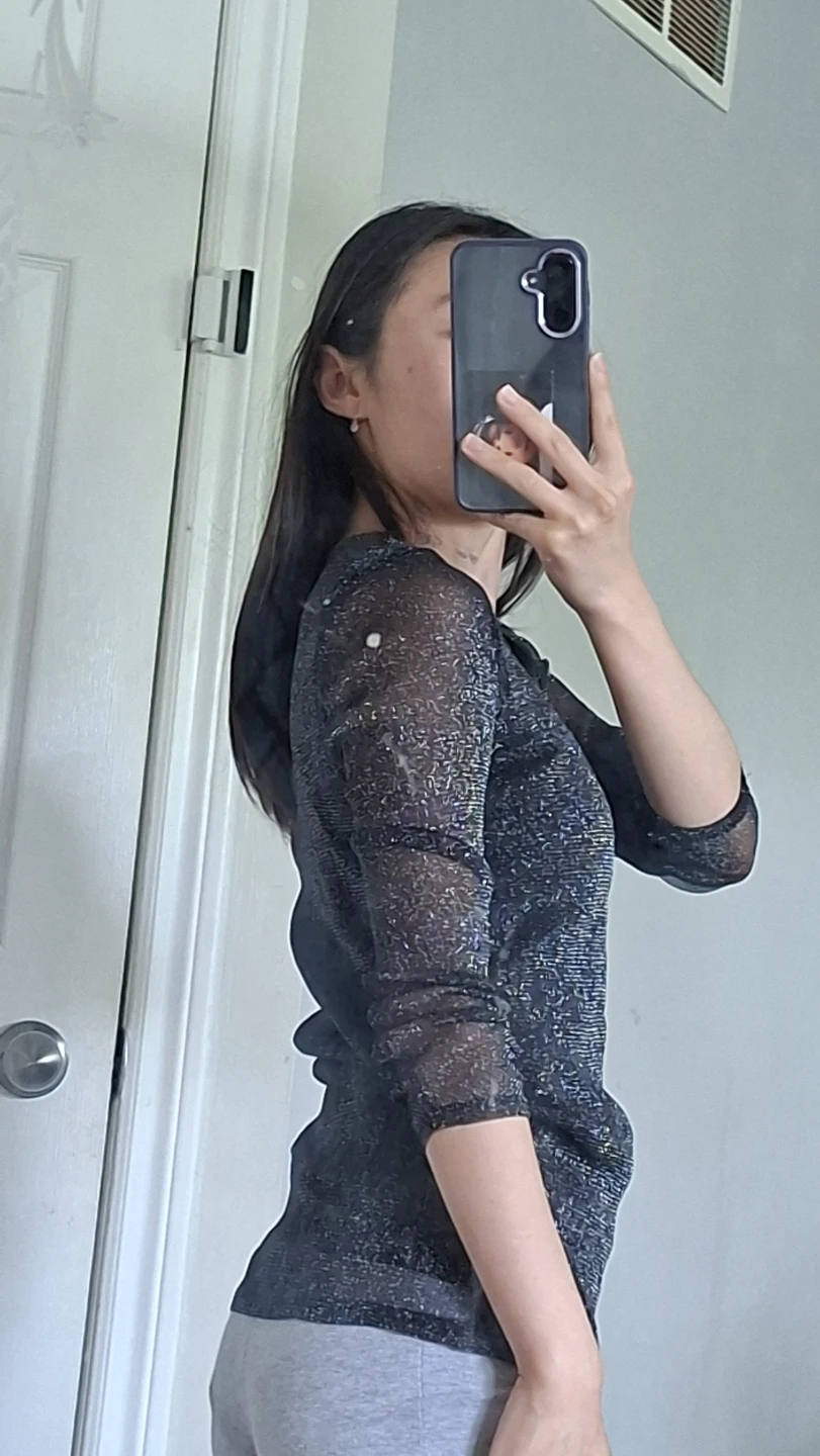 Mesh Sparkle Top - XS - photo 5