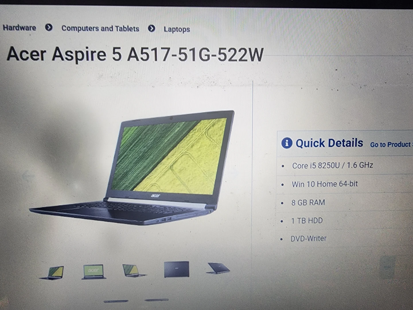 Acer Aspire 5 A517-51G Laptop - photo 4
