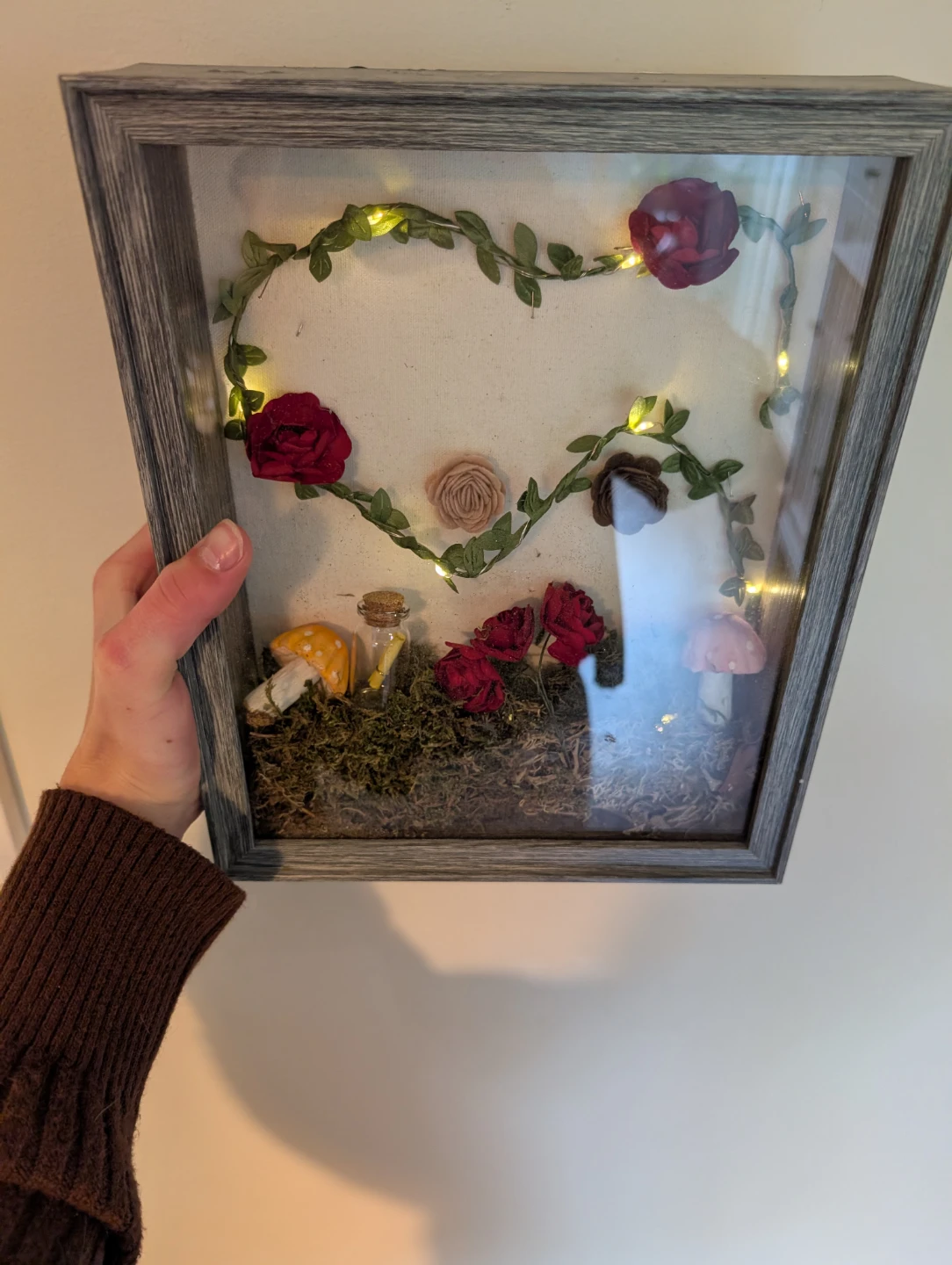 Shadow Box Fairy Garden Decor