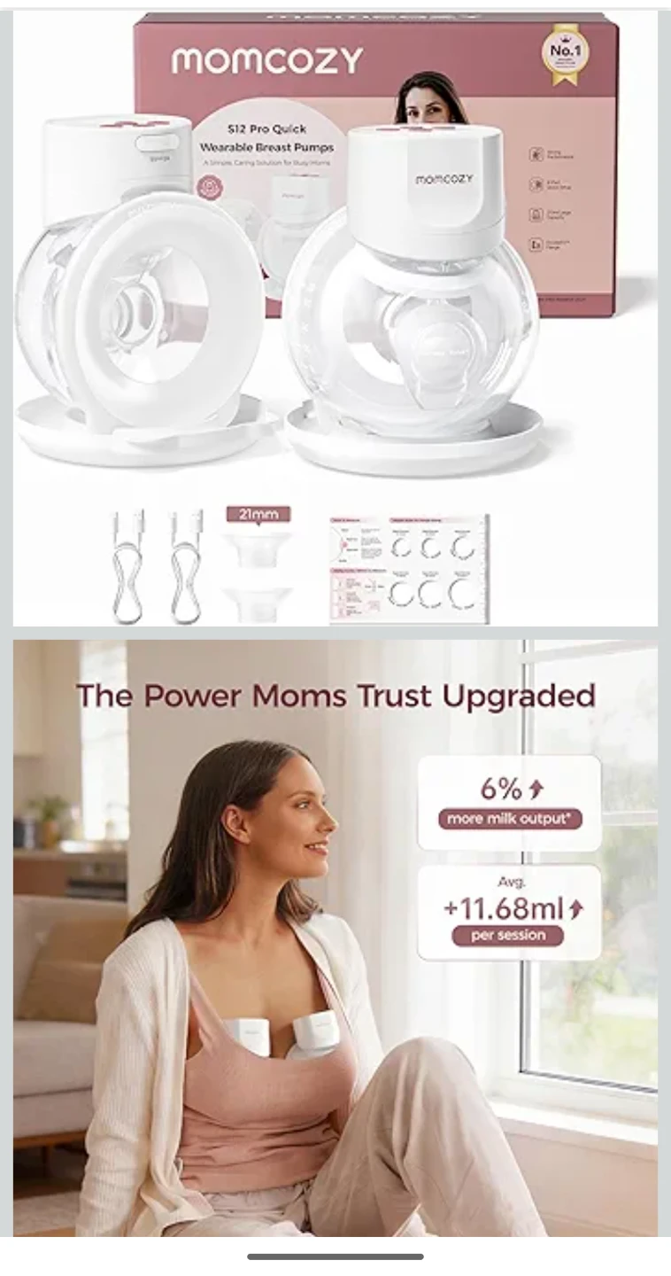 Momcozy S12 pro Breast Pumps worth $60