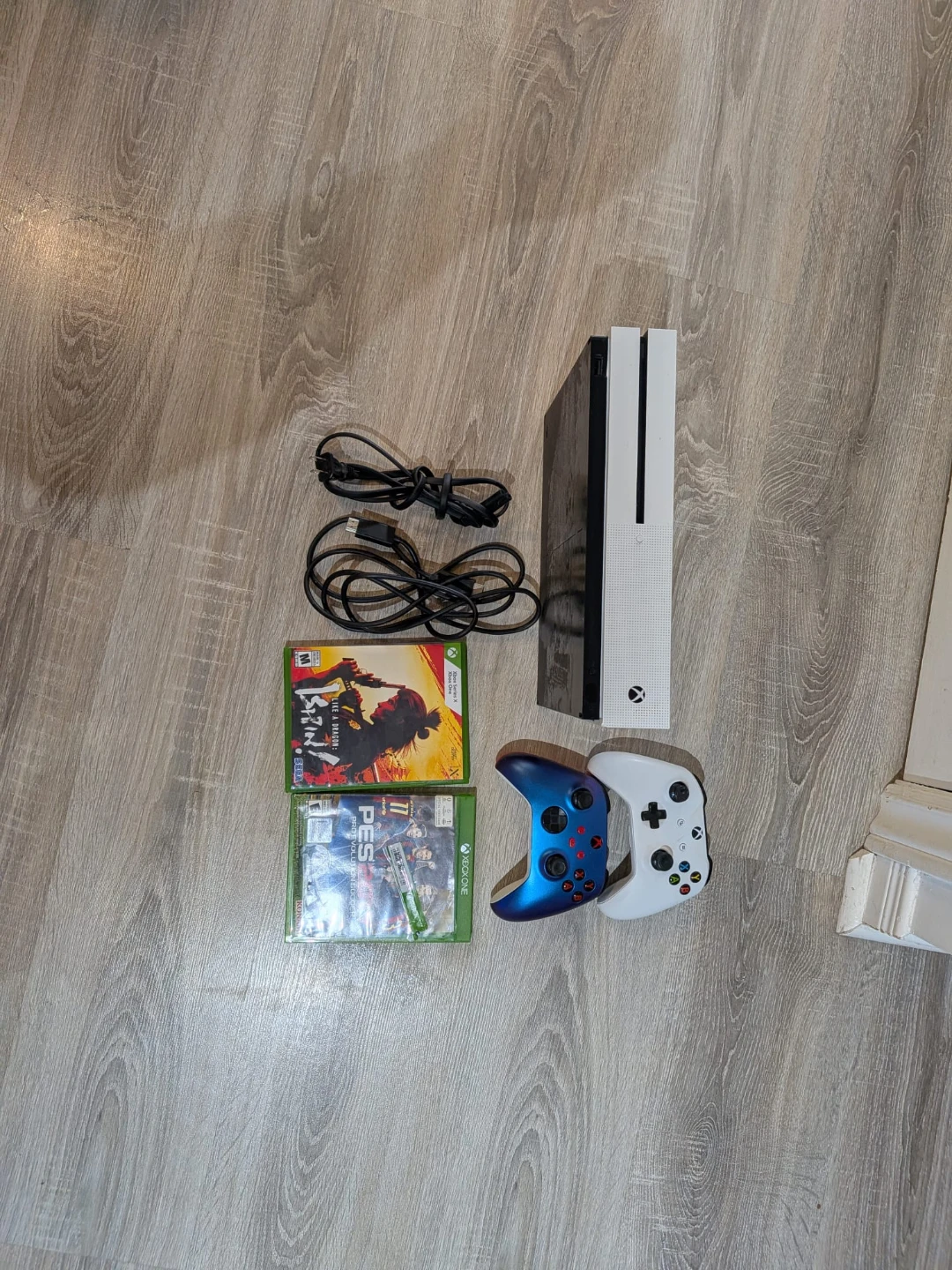 Xbox One  Console with Games and Controllers