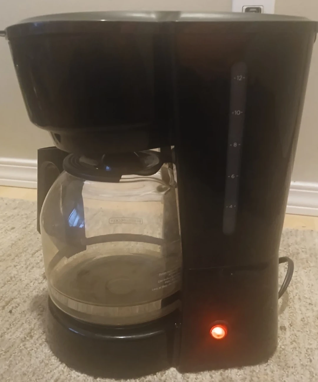 Black Coffee Maker