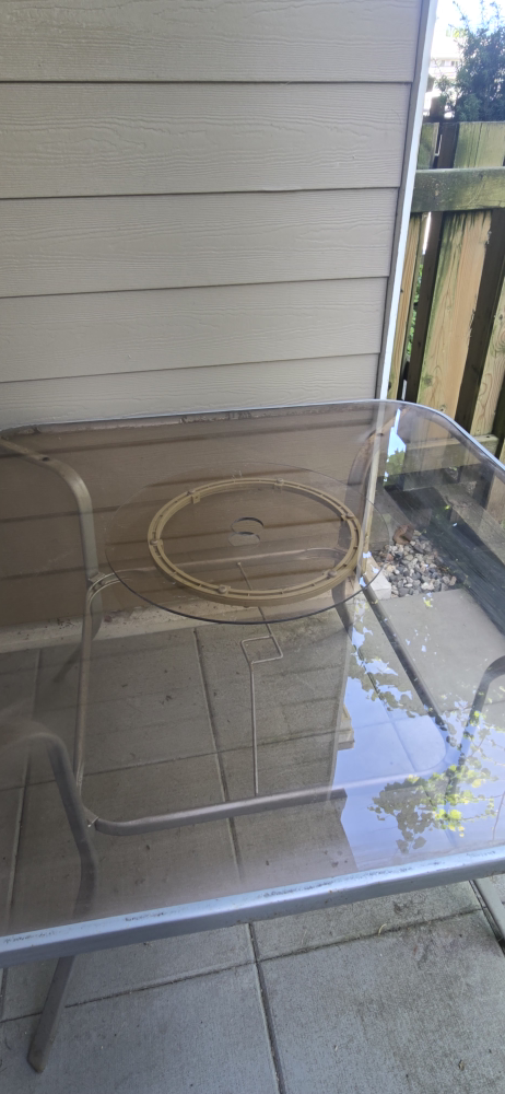 Glass Top Patio Table - photo 2