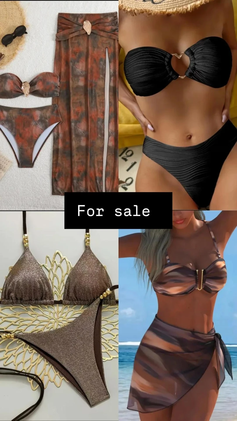 4 sets of bikinis