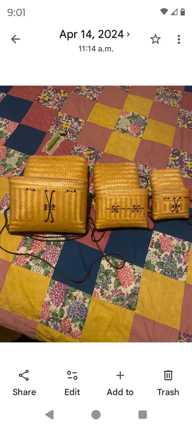 Woven Straw Clutch with Drawstring and Handles