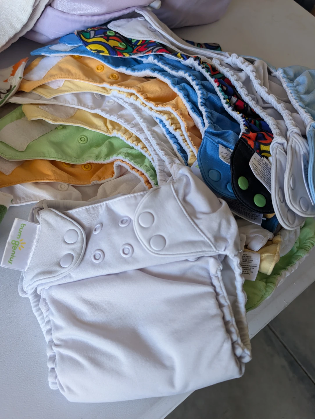 Lot of Cloth Diapers with Extras - photo 2