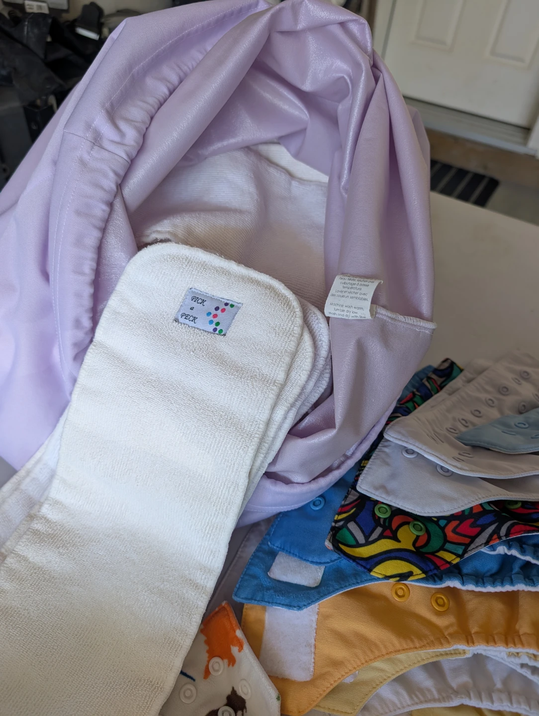 Lot of Cloth Diapers with Extras - photo 4