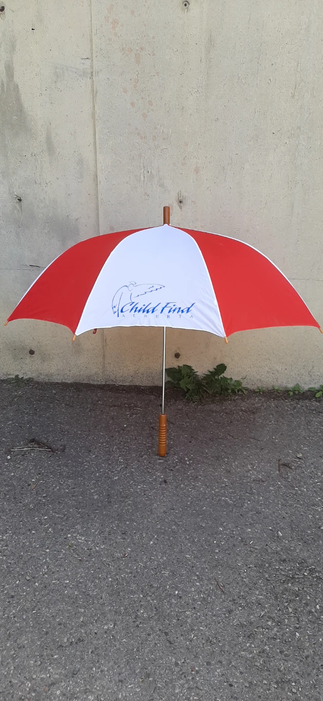 Golf Umbrella - Red and White