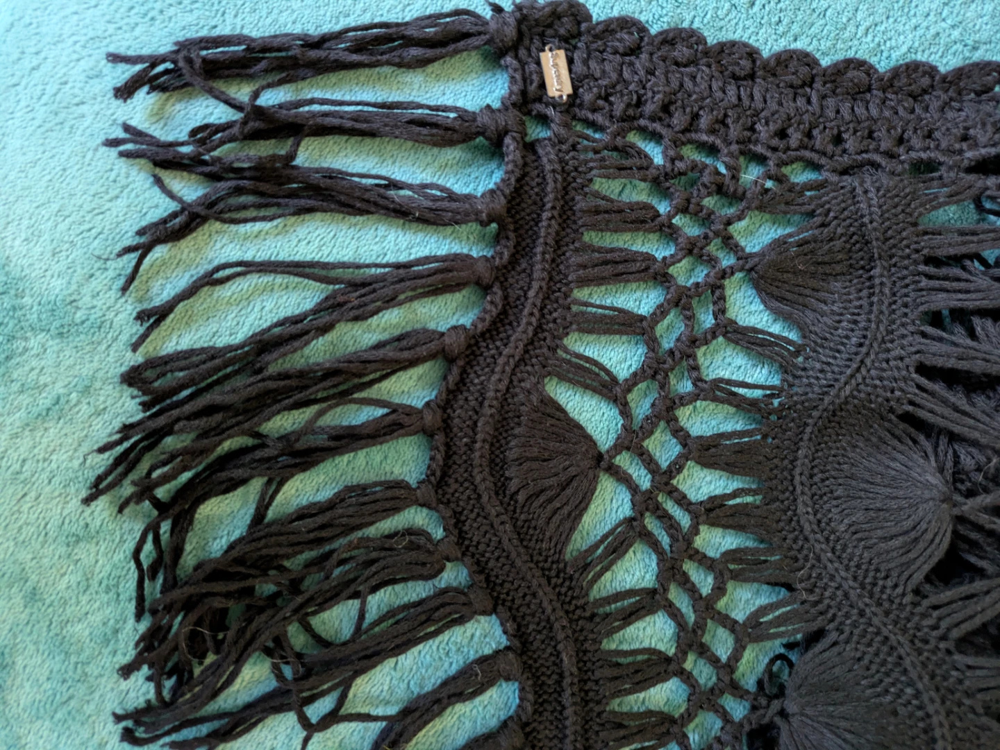 Superdry Black Crochet Festival Cardigan - photo 4