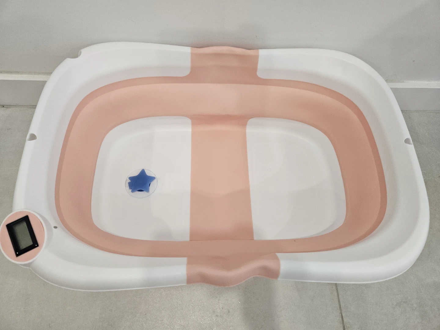 Collapsible Baby Bathtub with Thermometer - photo 2