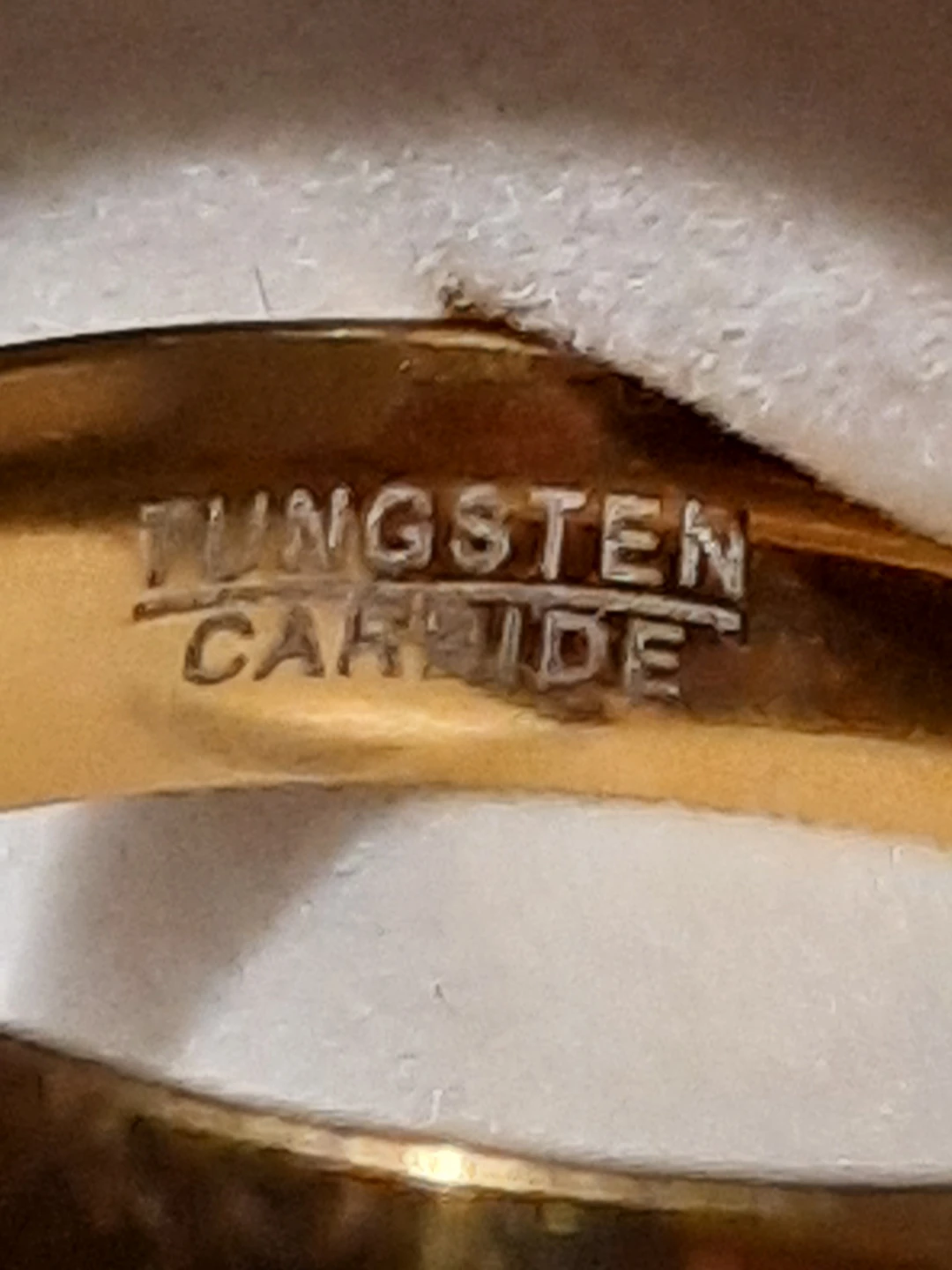 Mens Tungsten Carbide Wedding Band Ring Size 13 - photo 3