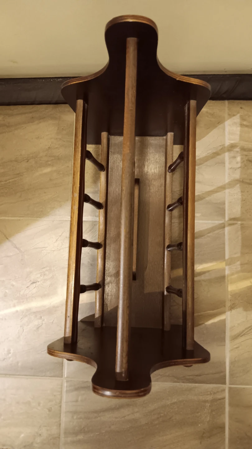 Vintage Solid Wood Magazine Rack - photo 3