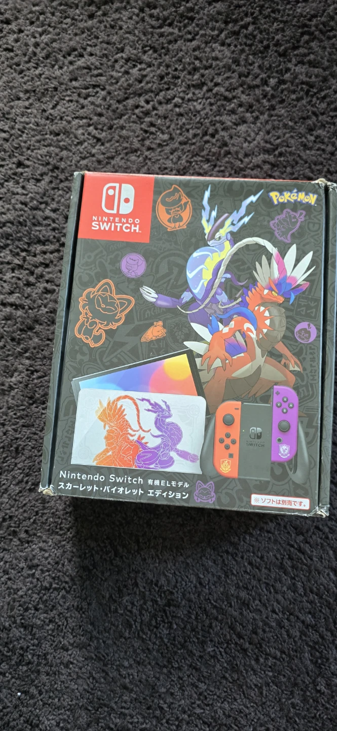 Nintendo Switch Scarlet & Violet Edition Console with Joy-Cons