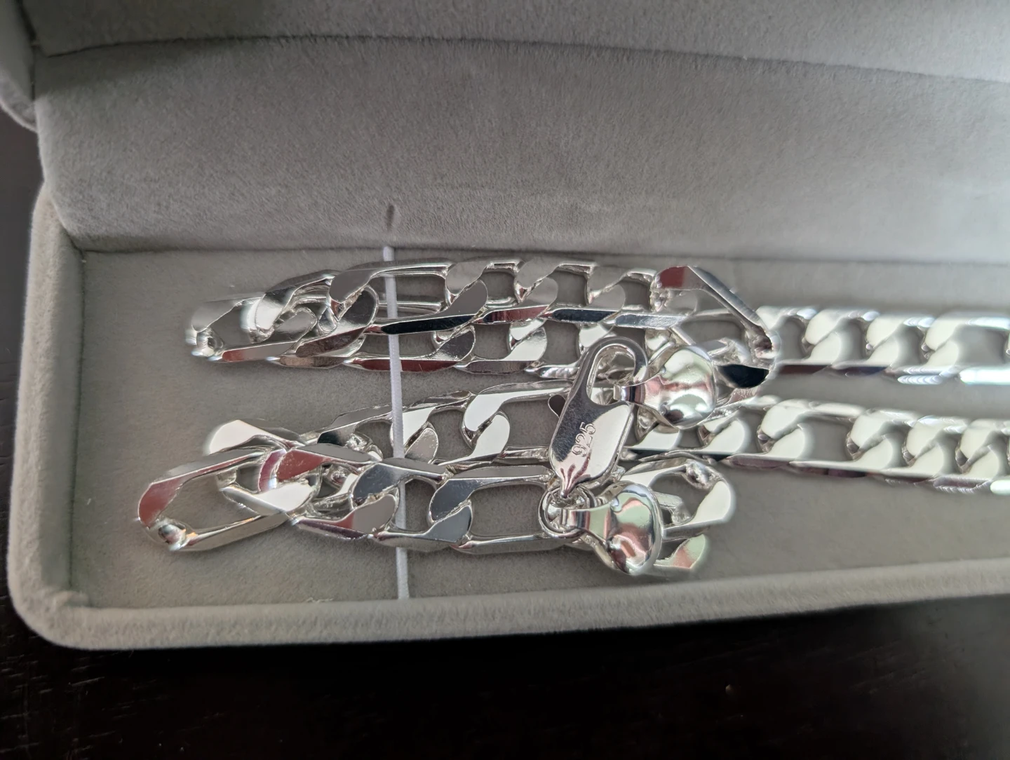 Sterling Silver Figaro Chain Necklace - photo 5
