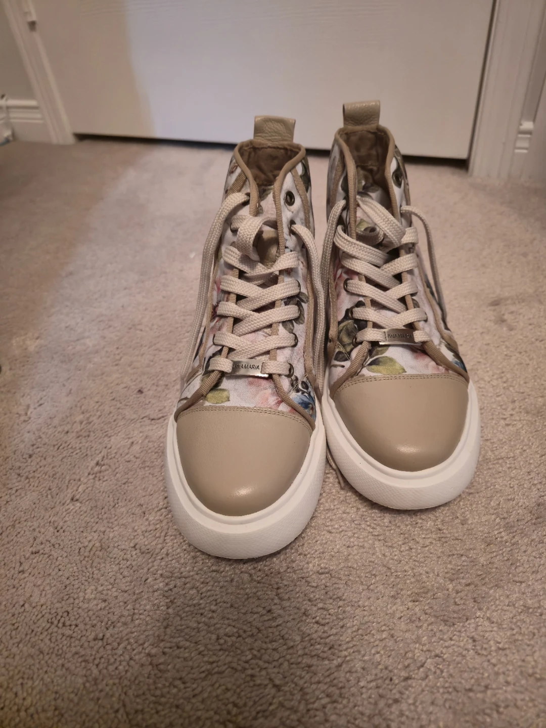 Ana Maria Desin Floral High-Top Sneakers-7
