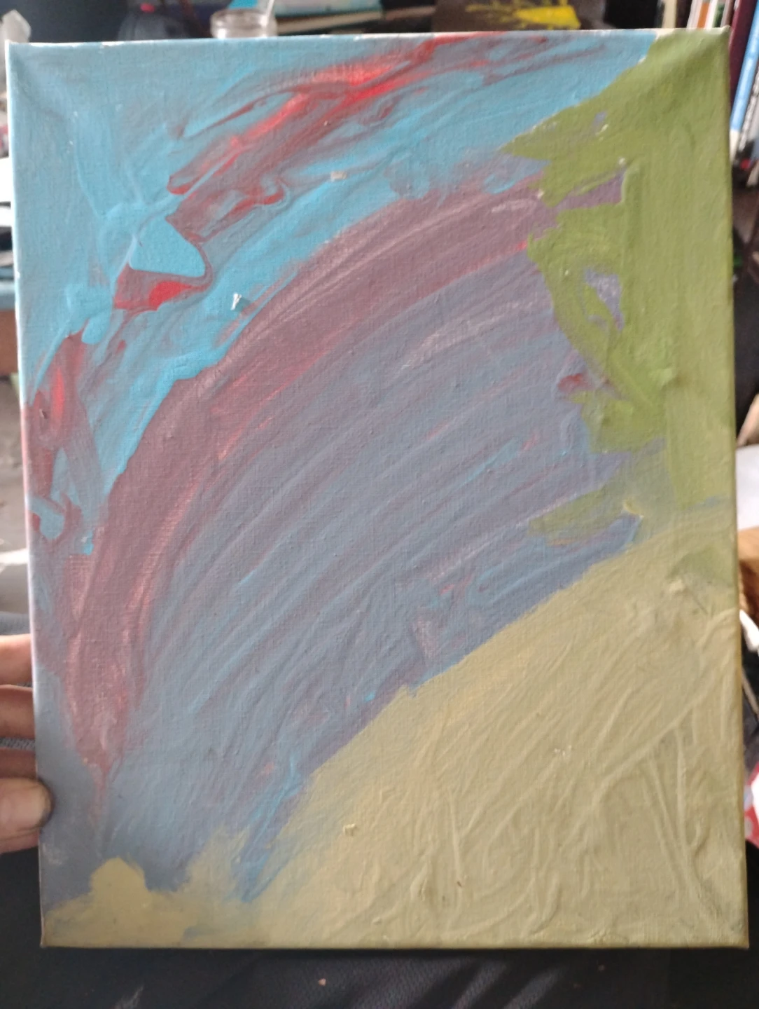 Abstract Painting on Canvas