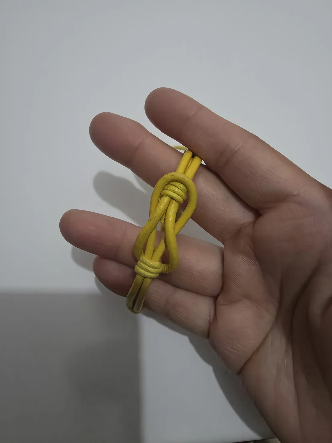Yellow Leather Knot Bracelet ⚽️