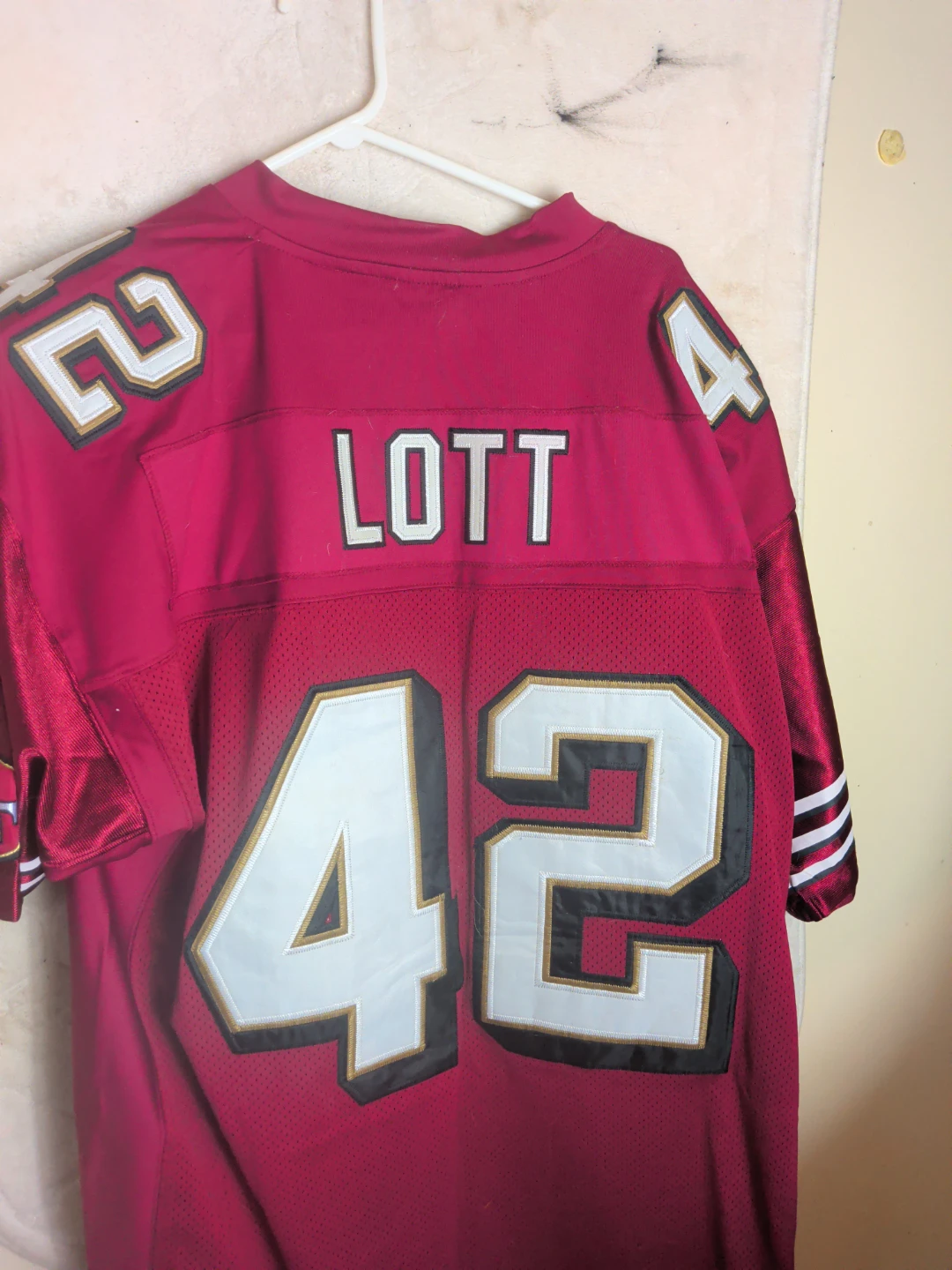 Mitchell & Ness Ronnie Lott 42 San Francisco 49ers Jersey - photo 5